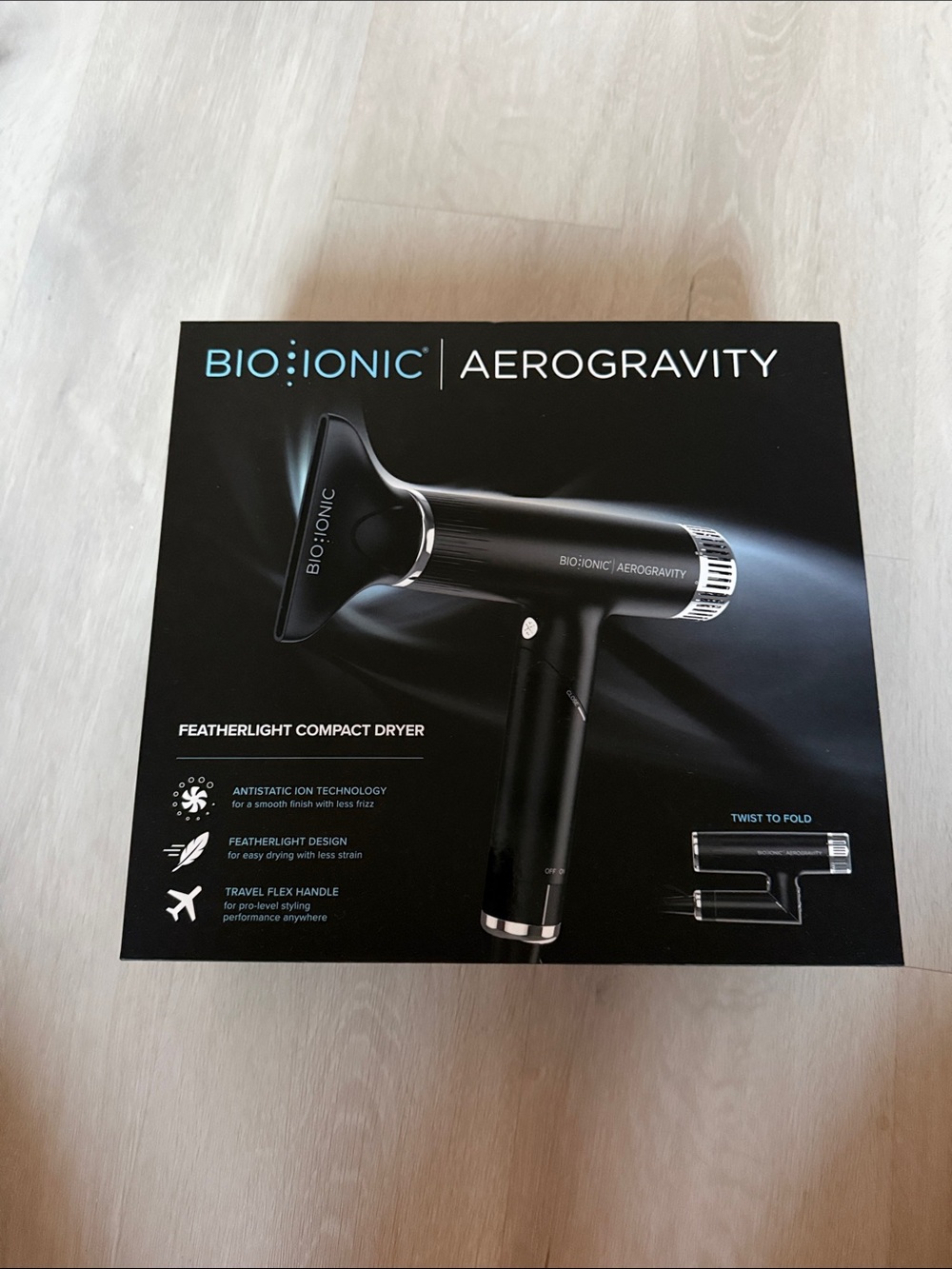 Bio Ionic Aerogravity Featherlight Compact Hair Dryer